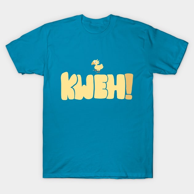 Cute Kweh! Chocobo T-Shirt by sleepyram